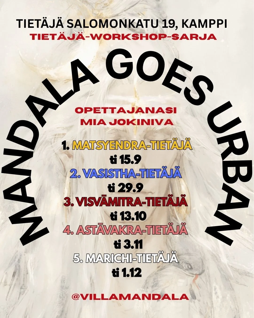 MANDALA POP-UP / HELSINKI / TIETÄJÄ-WORKSHOPIT
