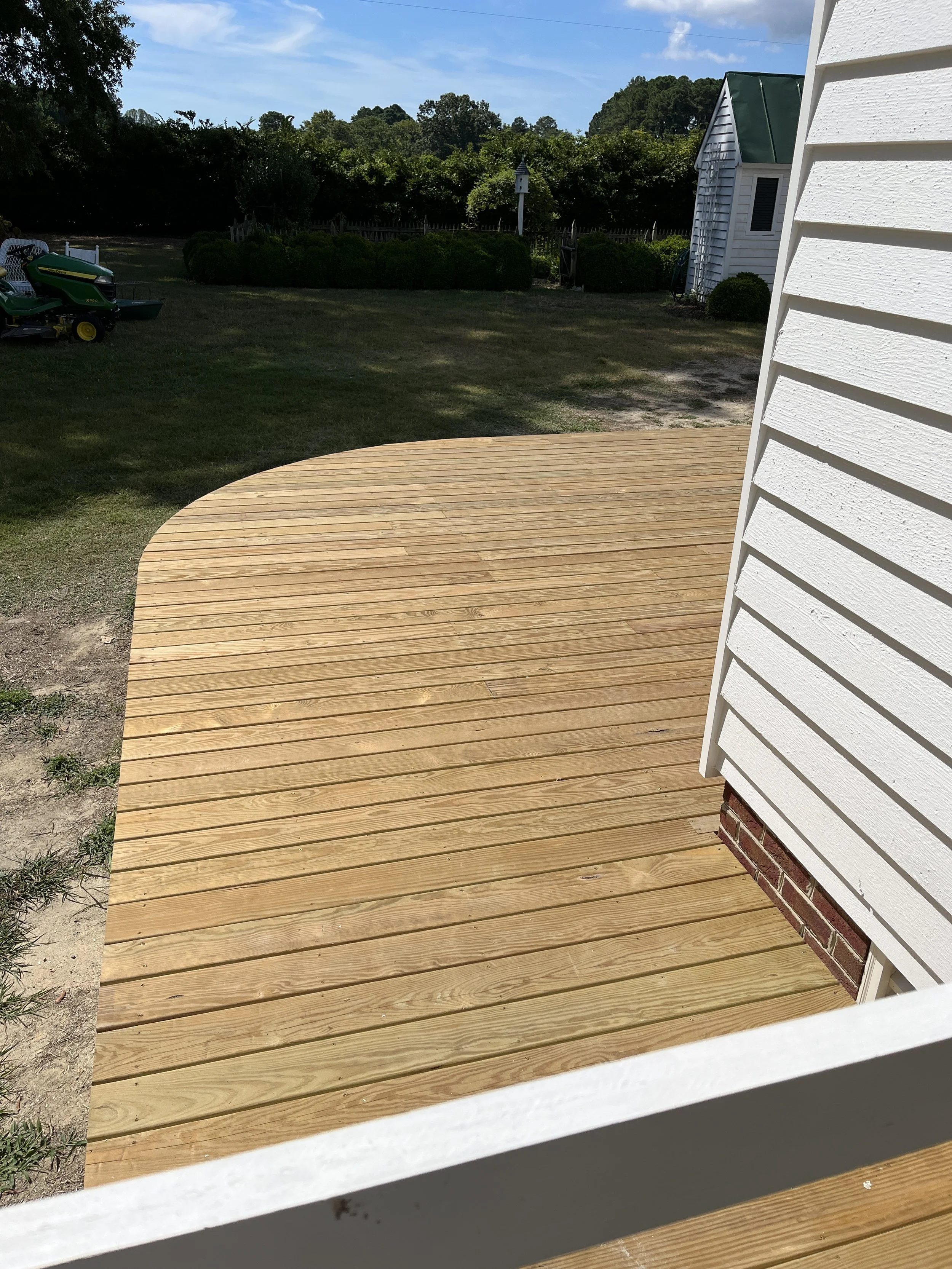 New deck addition at Fitchetts
