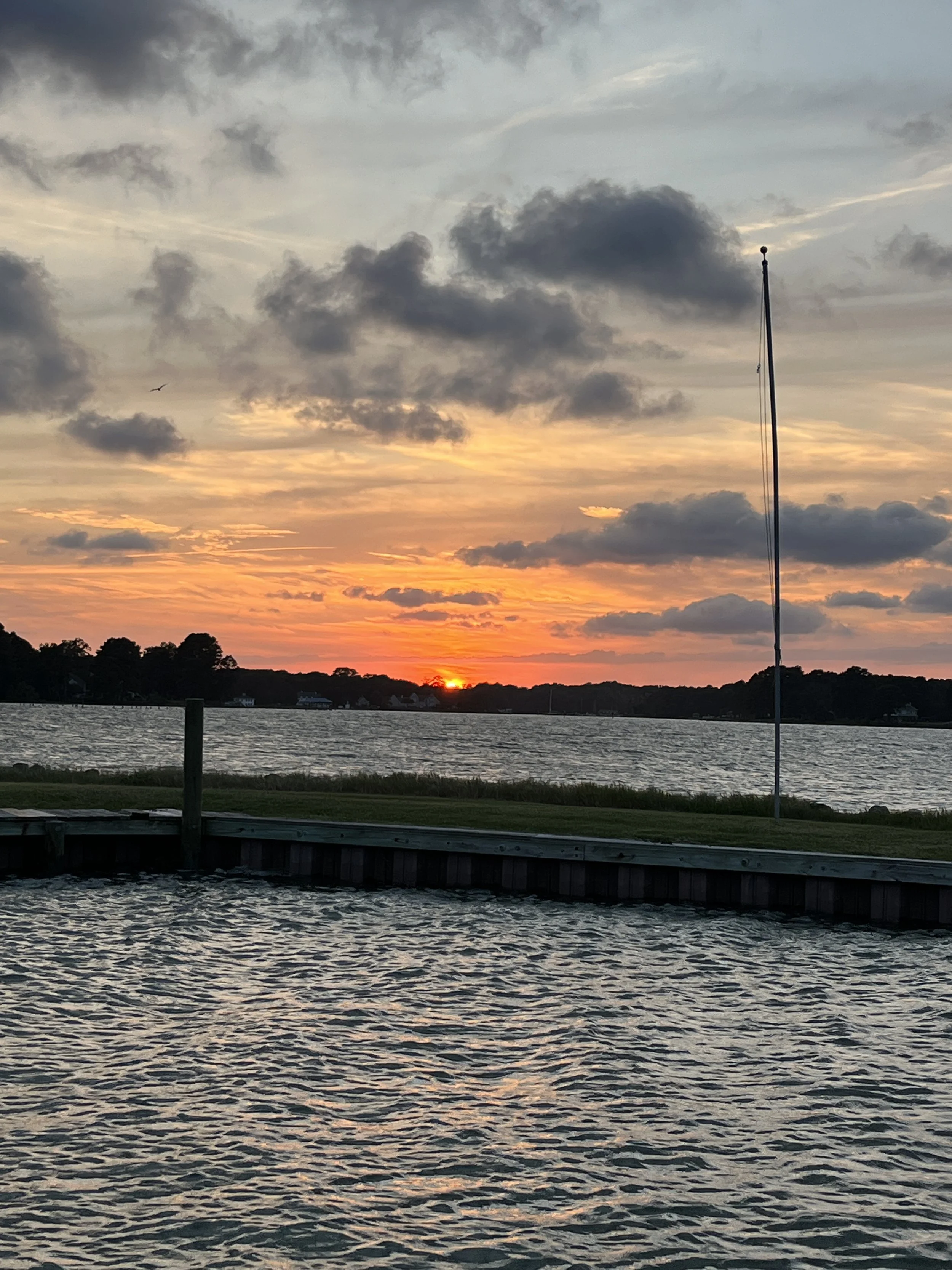 Sunset at Fitchetts Wharf