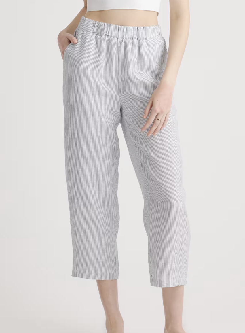 Quince European linen pull on pant