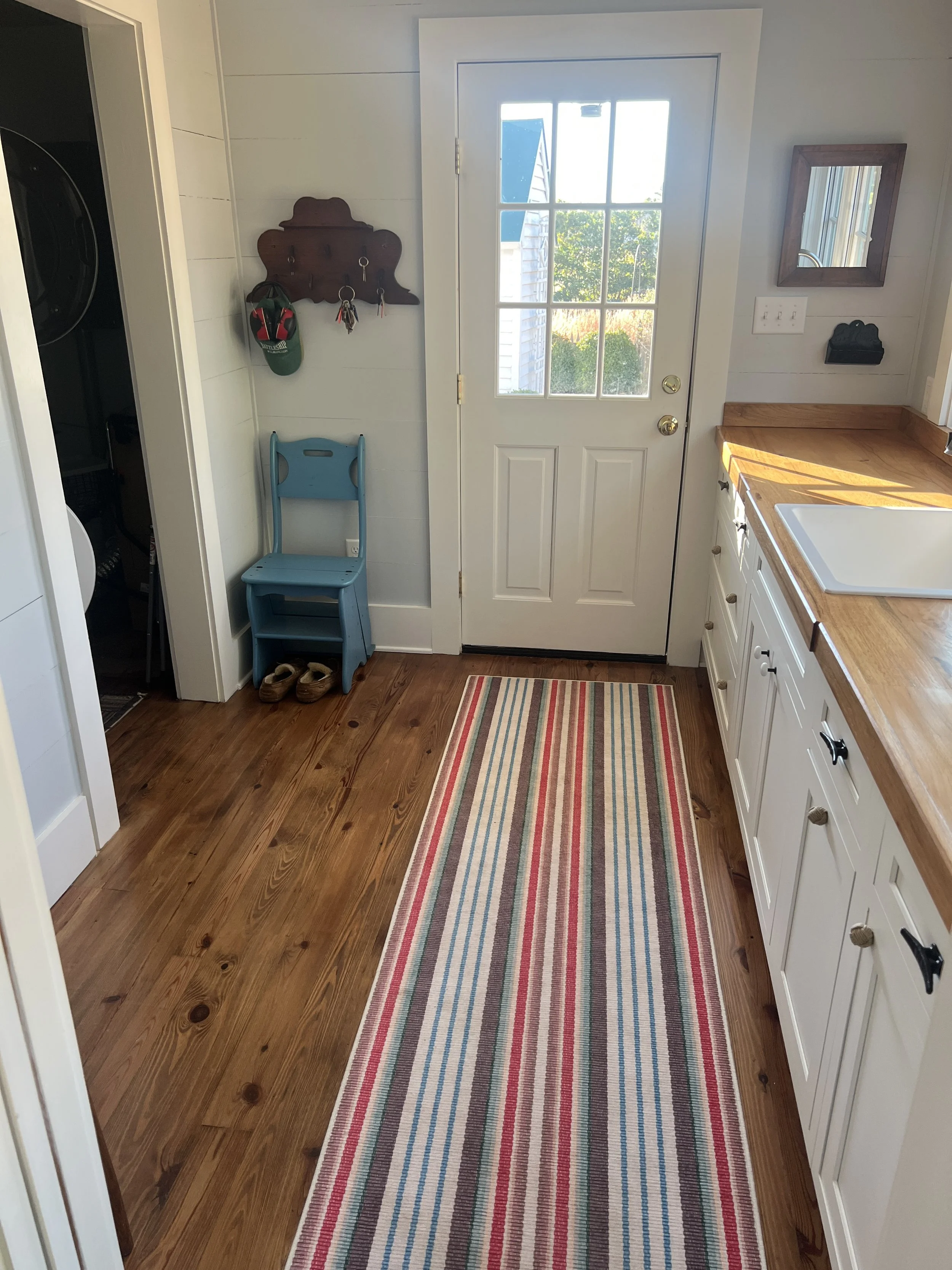 New mudroom at the river house