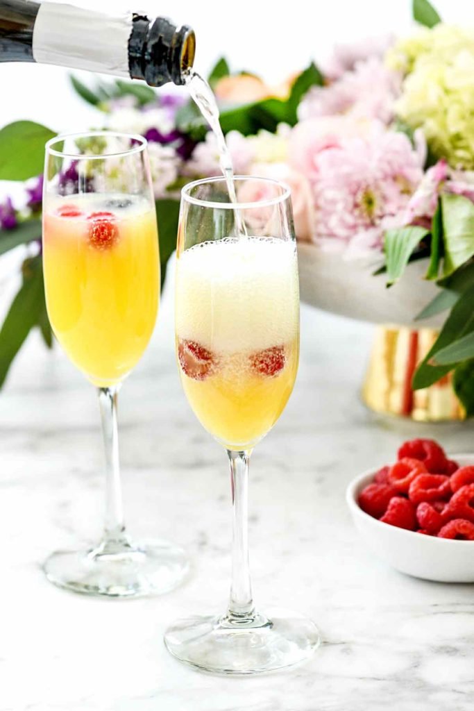 Mimosa Cocktail Set, Set of 8 Glasses with Pitcher