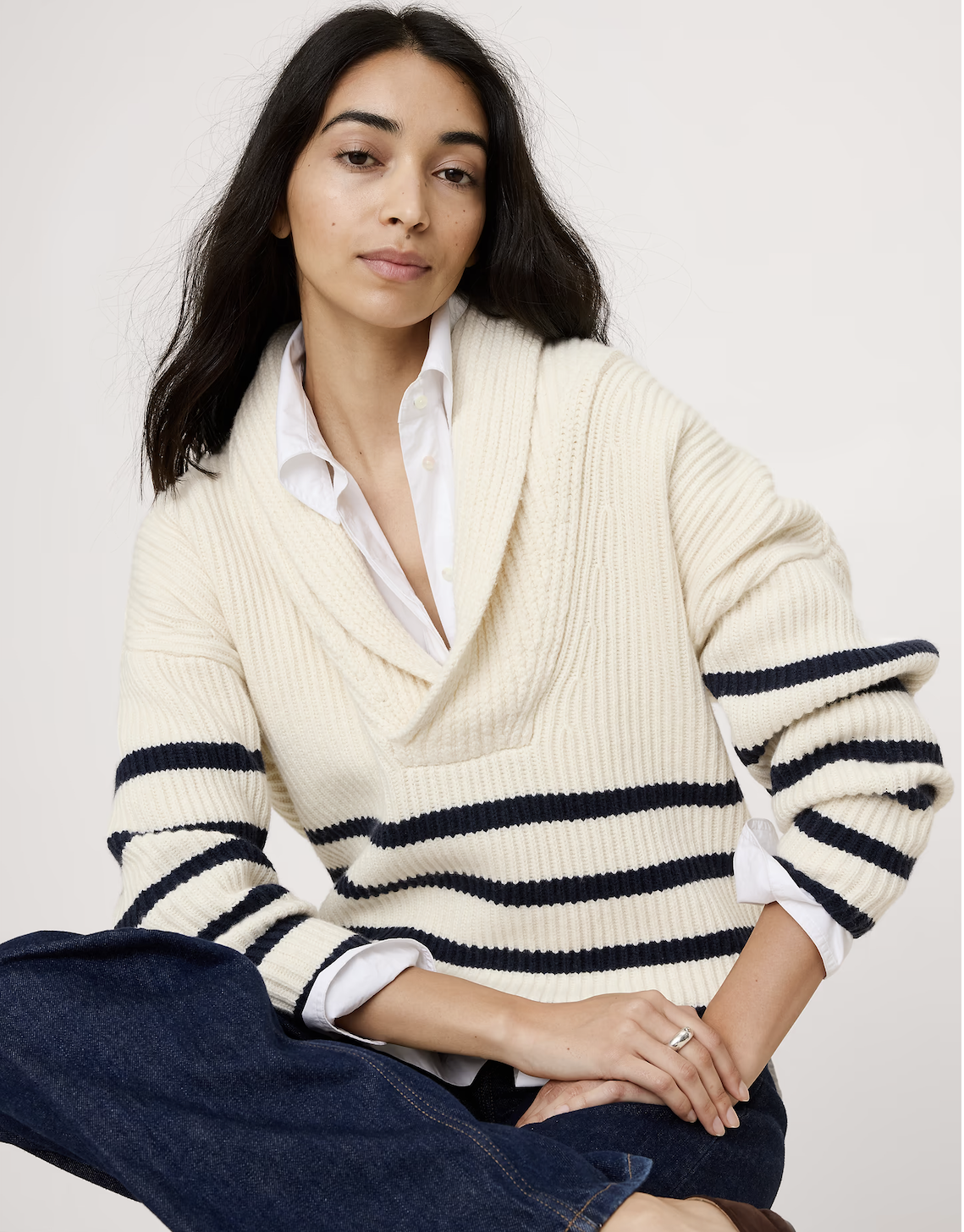 Banana Republic Shawl Collar Sweater