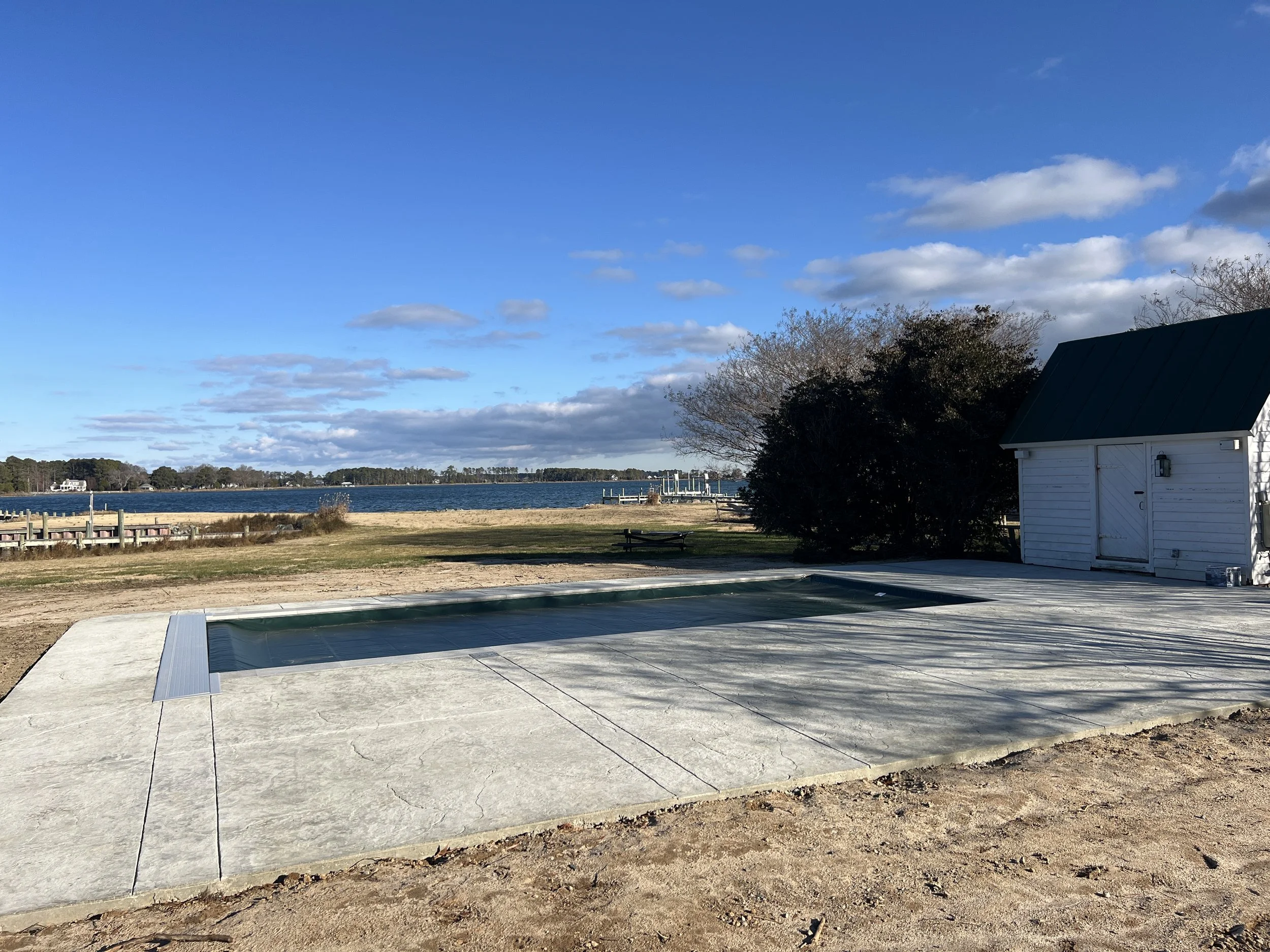 New Pool at River house
