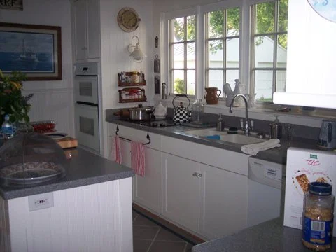 Before picture of the river house kitchen