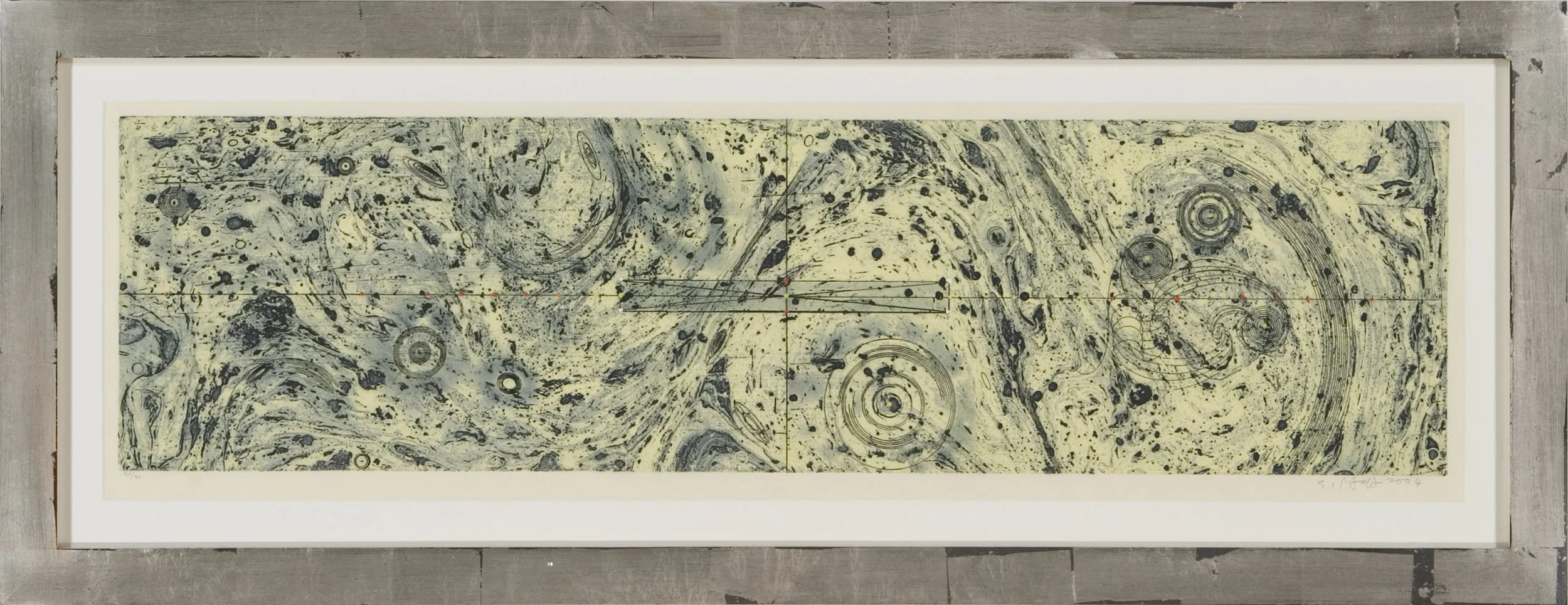 Untitled (marbleized), 2004