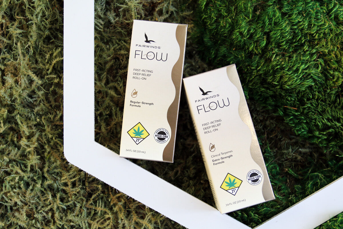 Flow Roll-On comes in two formulas; Regular or Extra Strength.