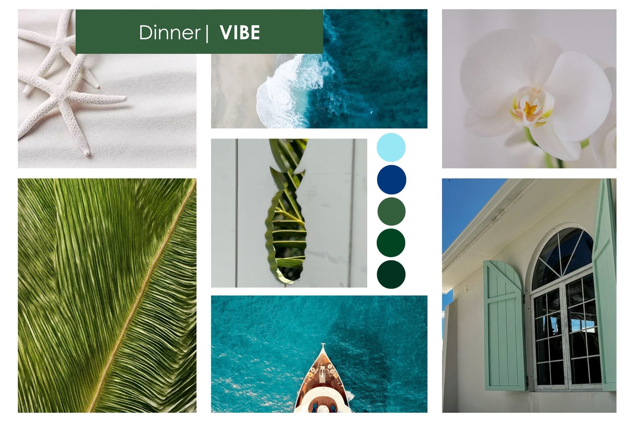 From Inspiration to Creation, our journey continues... 🌿🌴✨ SWIPE to reveal how we've woven tropical vibes and natural beauty into these stunning tablescapes, transforming mood into moments of effortless charm.
.
.
.
.
.
.
.
.
#lyfordcayyachtclub #m