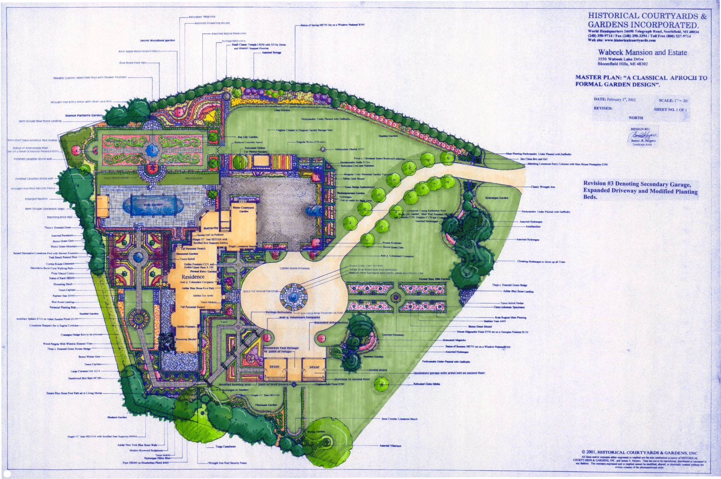 Wabeek Manor in Bloomfield Hills featuring custom Limestone fountains, pool surrounds, temples, finals urns statuary and Obelisk.