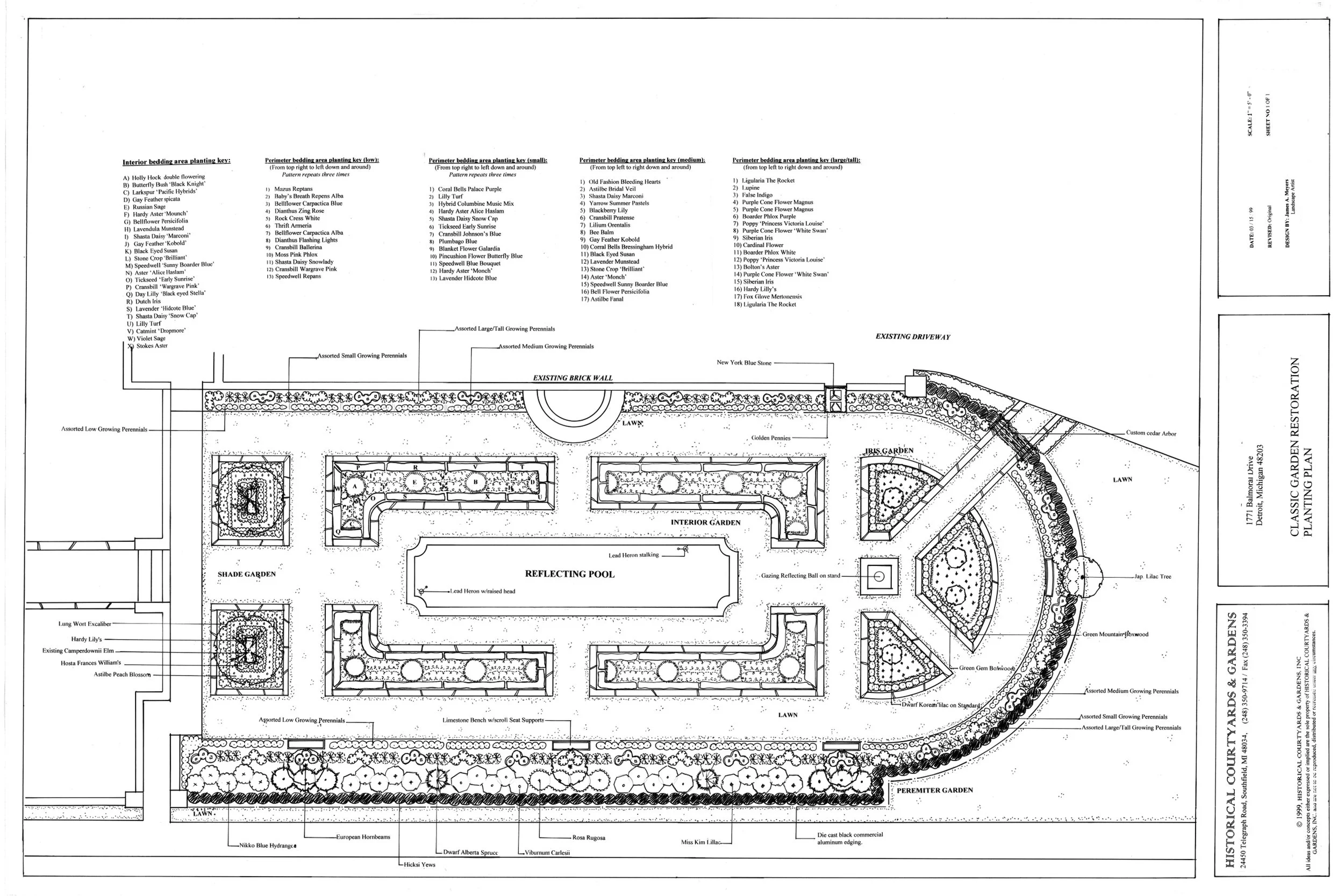 Original Fisher Brothers Mansion, restored with original reflecting pool.