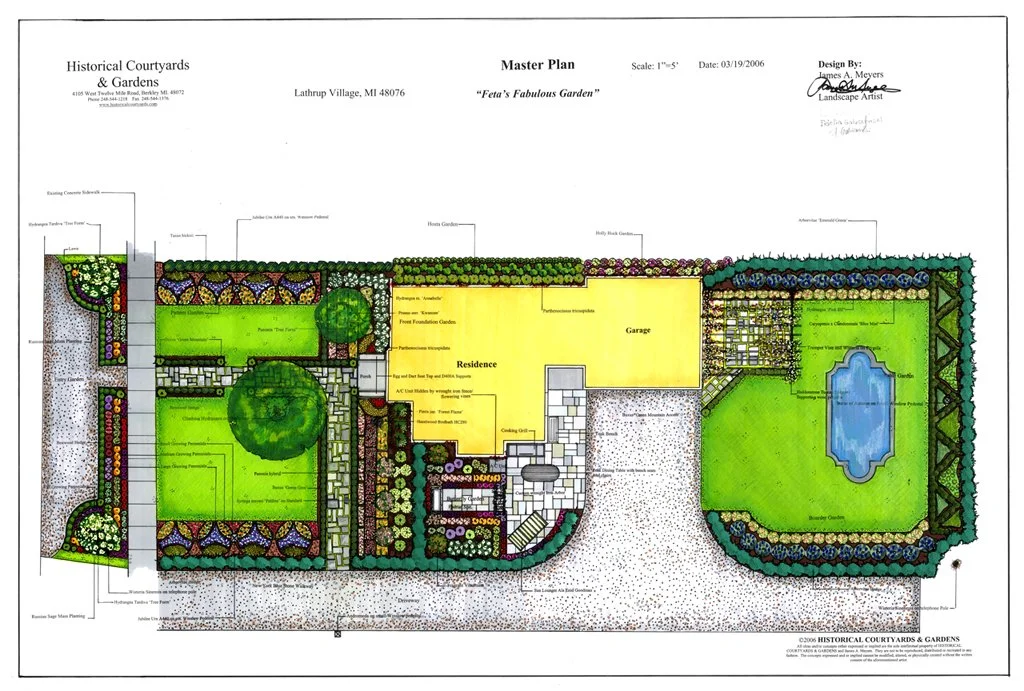 In historic Lathrup Village, these Tudor gardens blend "edible elegance" with bluestone paths, butterfly terraces, and organic food for families.