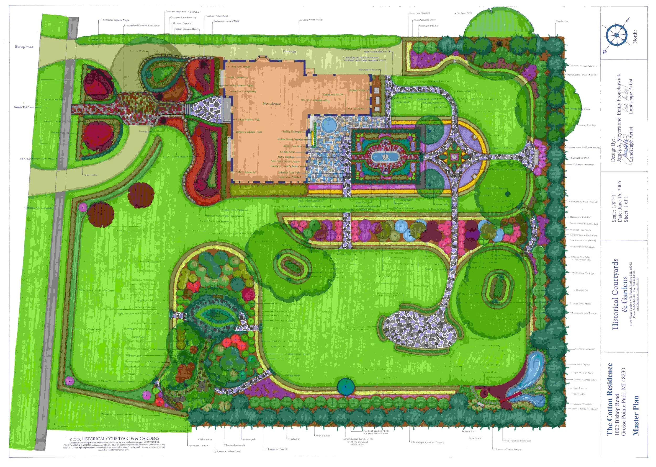 Landscape Design Drawing Spanish