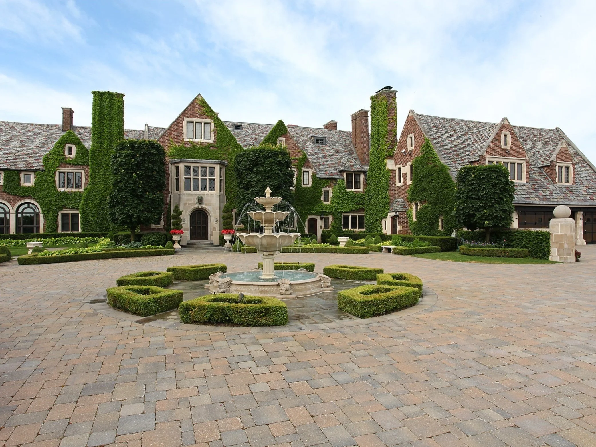 Wabeek Mansion Formal European Garden Design Bloomfield Hills Michigan
