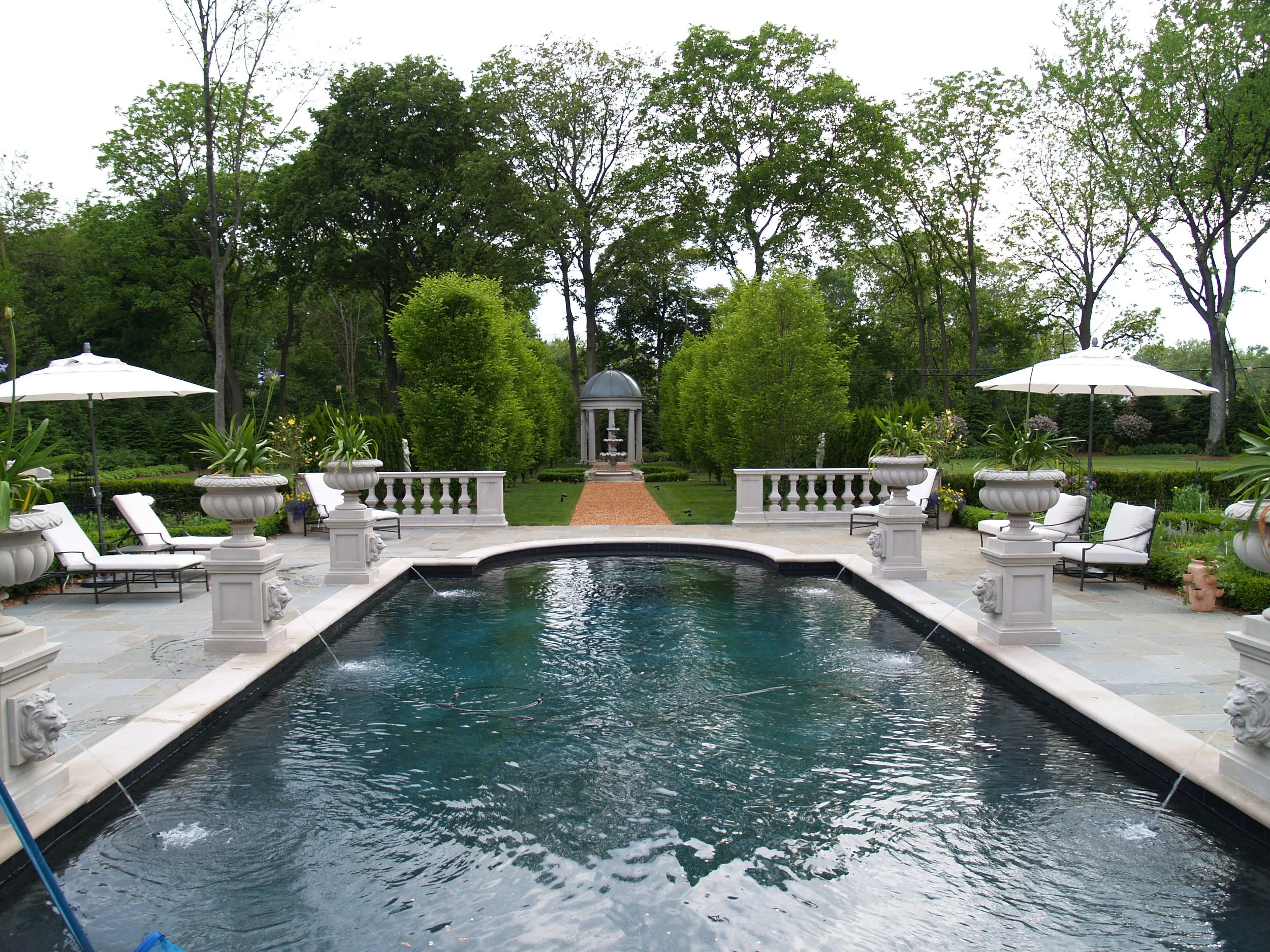 Italian Renaissance Garden Design in Birmingham Michigan