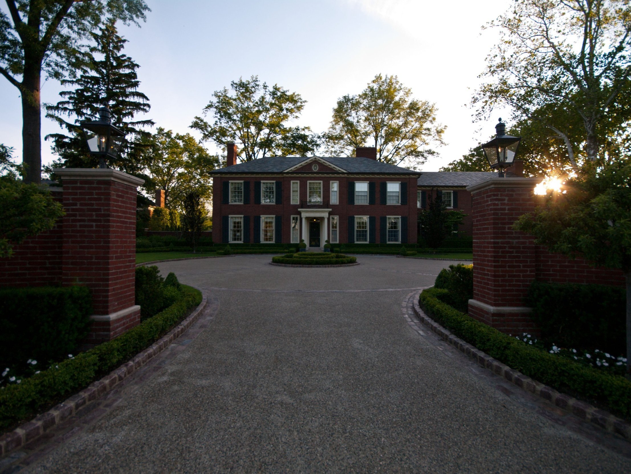 English Formal Garden Design Provencal Grosse Pointe Michigan