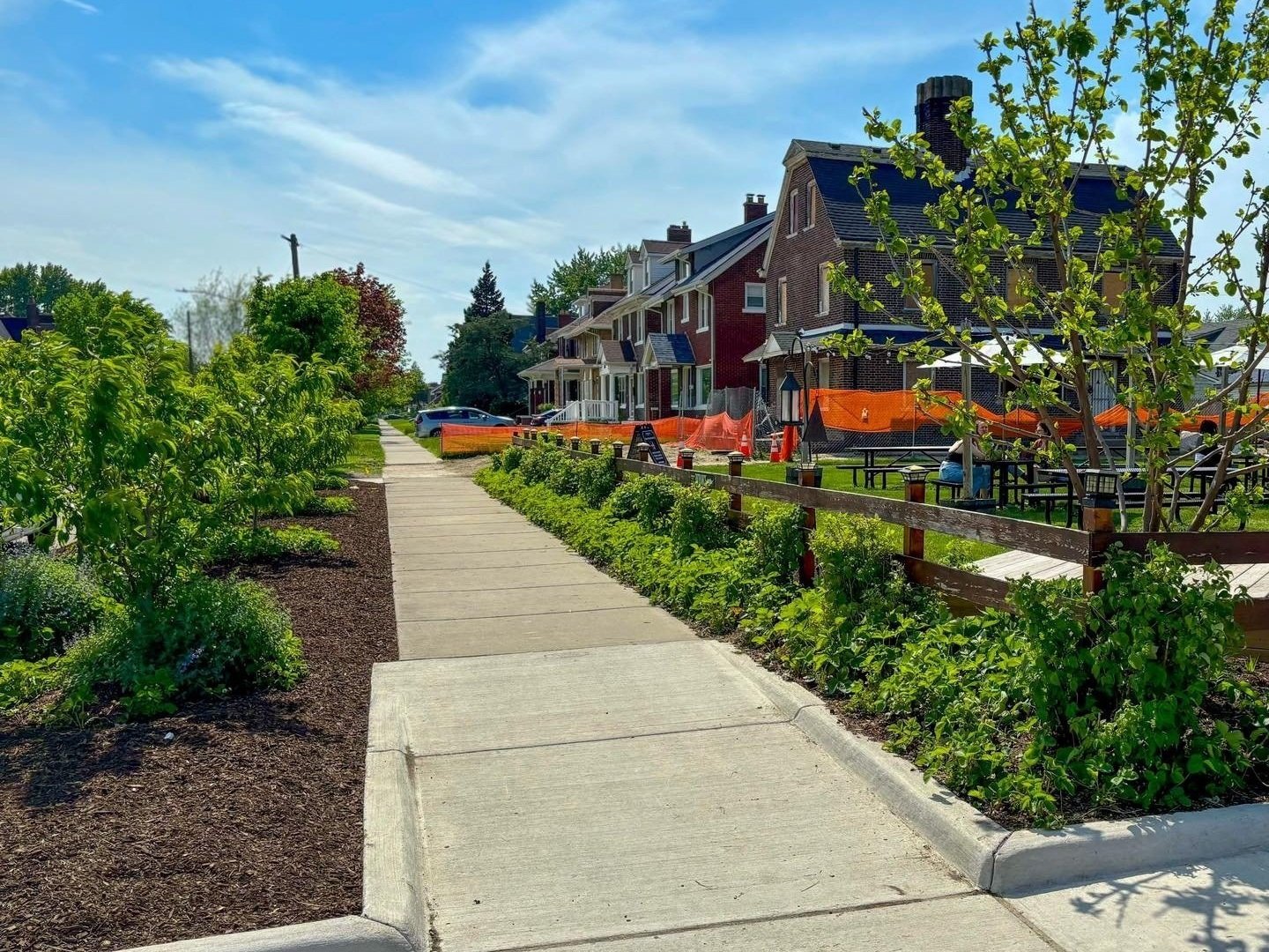 Community Garden in Detroit Michigan