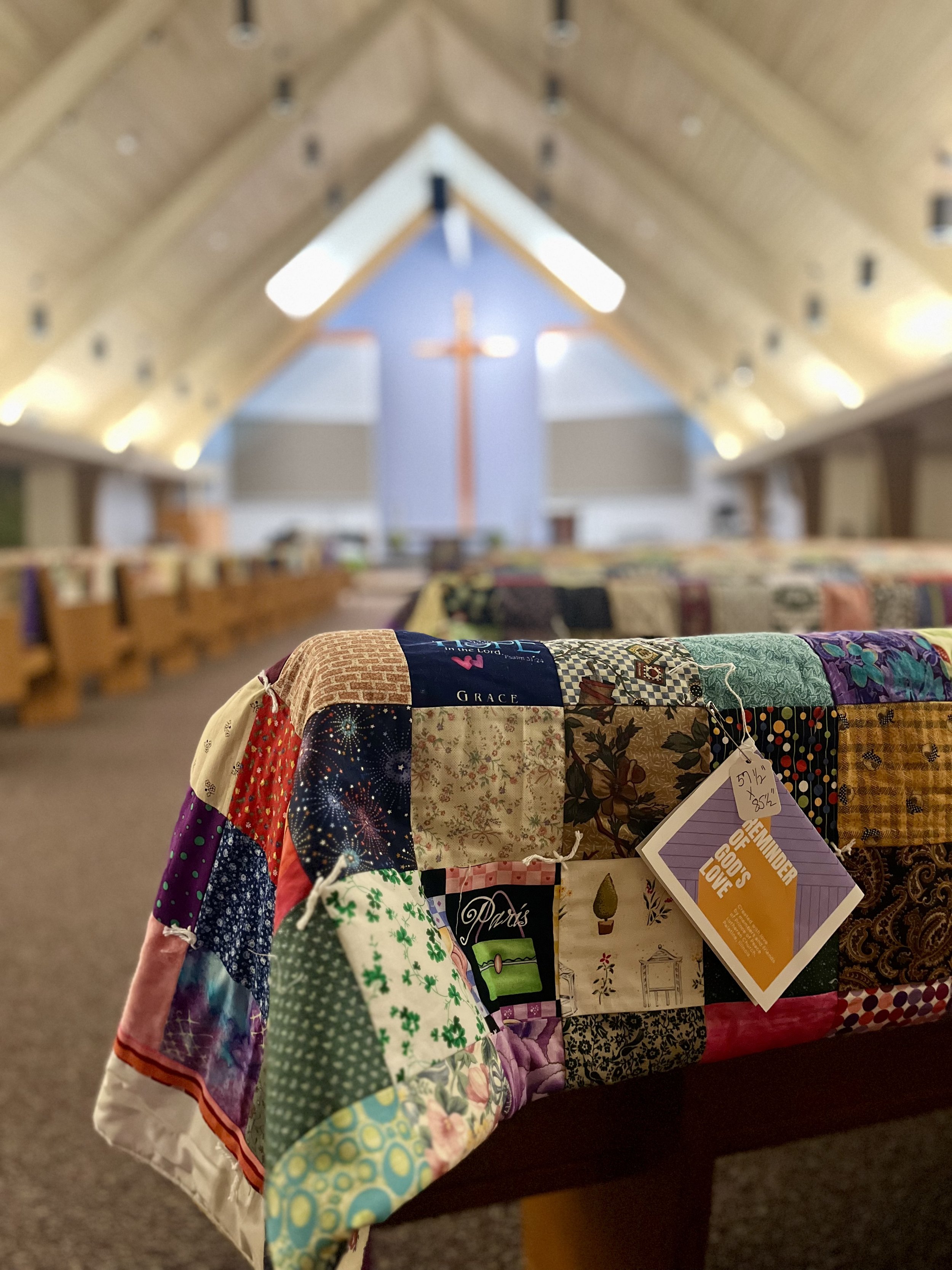 POP Quilters made nearly 50 quilts to bring comfort to those in North Carolina impacted by Hurricane Helene, sharing love and warmth with those rebuilding their lives.