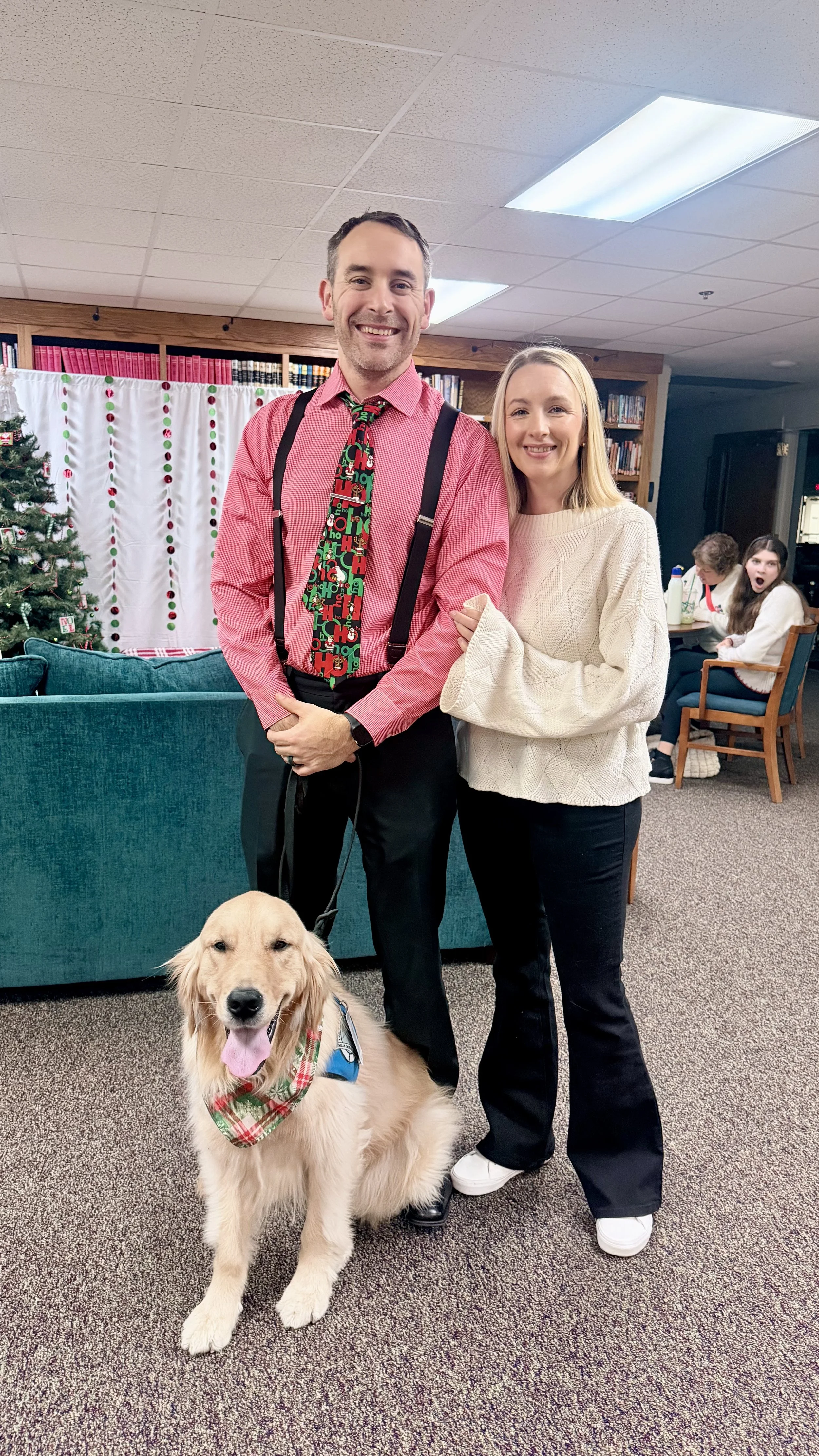 Christmas Eve with Shadrach Comfort Dog.