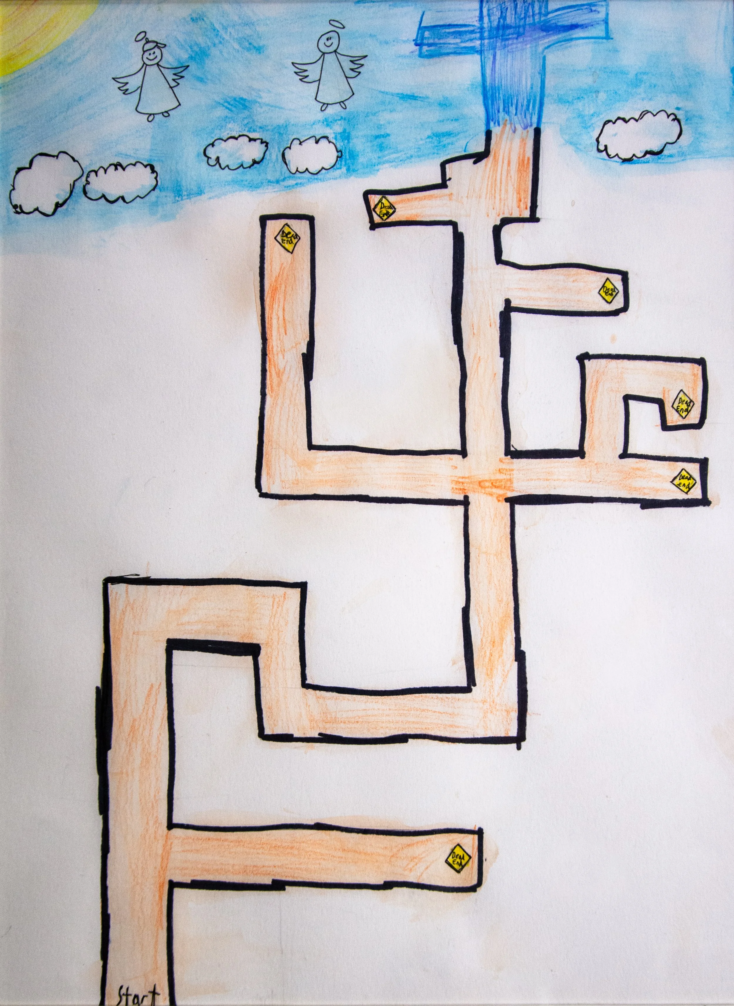 Zigzagging to Heaven in a Peaceful Way