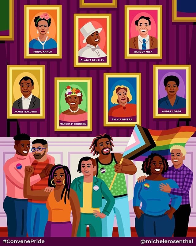 Let's raise $1,000 for the @mpjinstitute to round out PRIDE 🏳️&zwj;🌈 month. If a hundred people donate $10 we can hit our goal - it's that easy. Donation link in my profile to support our Black Trans family. This artwork was created to celebrate th