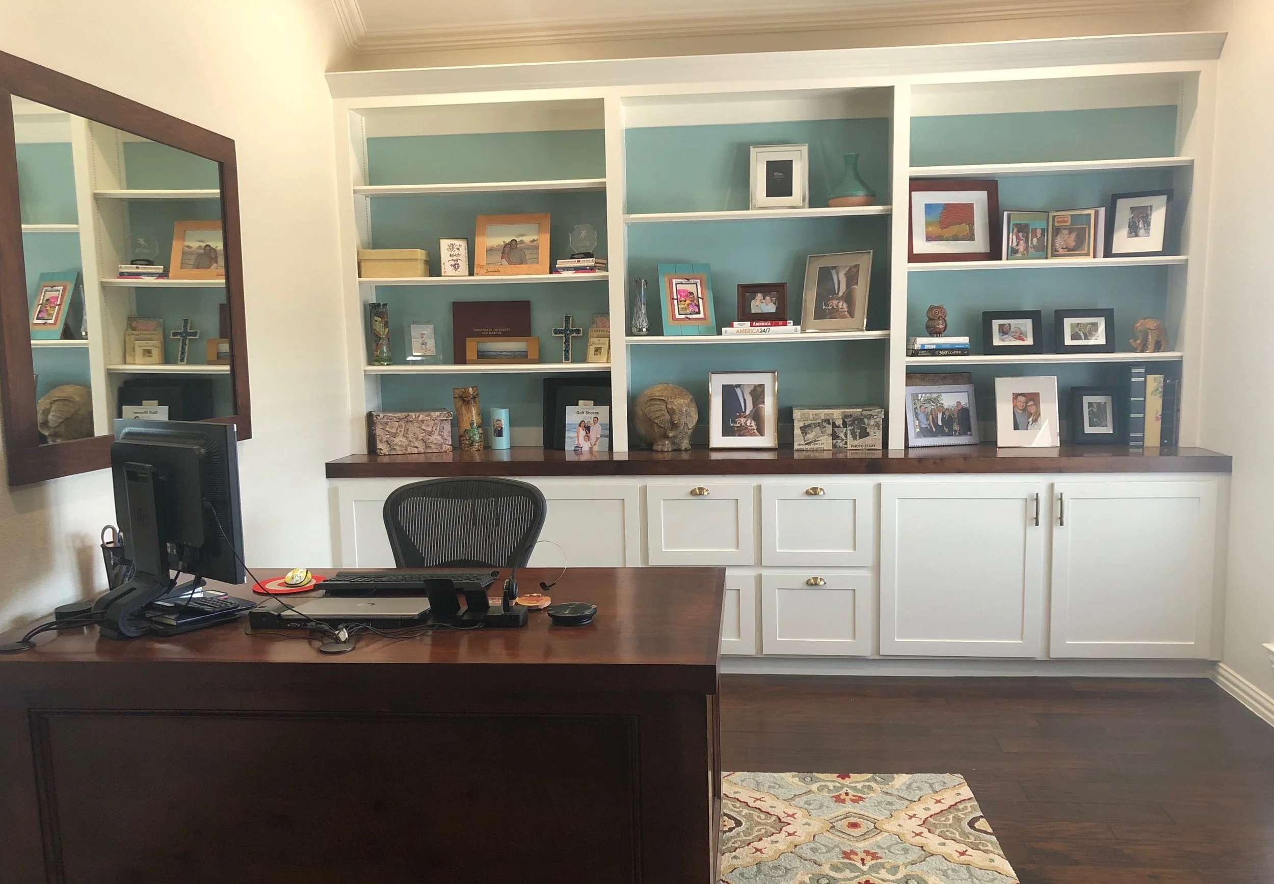 Custom Home Office in Fort Worth, Texas 