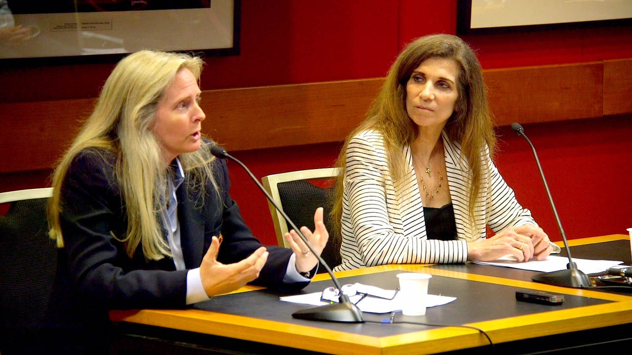 Professor Katrina attended the post-screening Q&A session. (Image: Susie Hughes)
