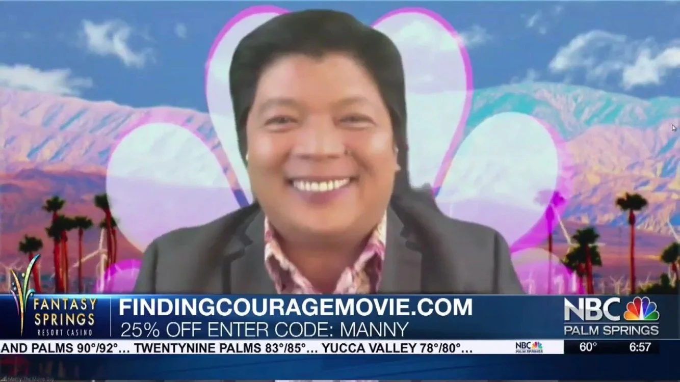 A Deeper Dive Into "Finding Courage"  with Interview by Manny the Movie Guy on NBC Palm Springs!