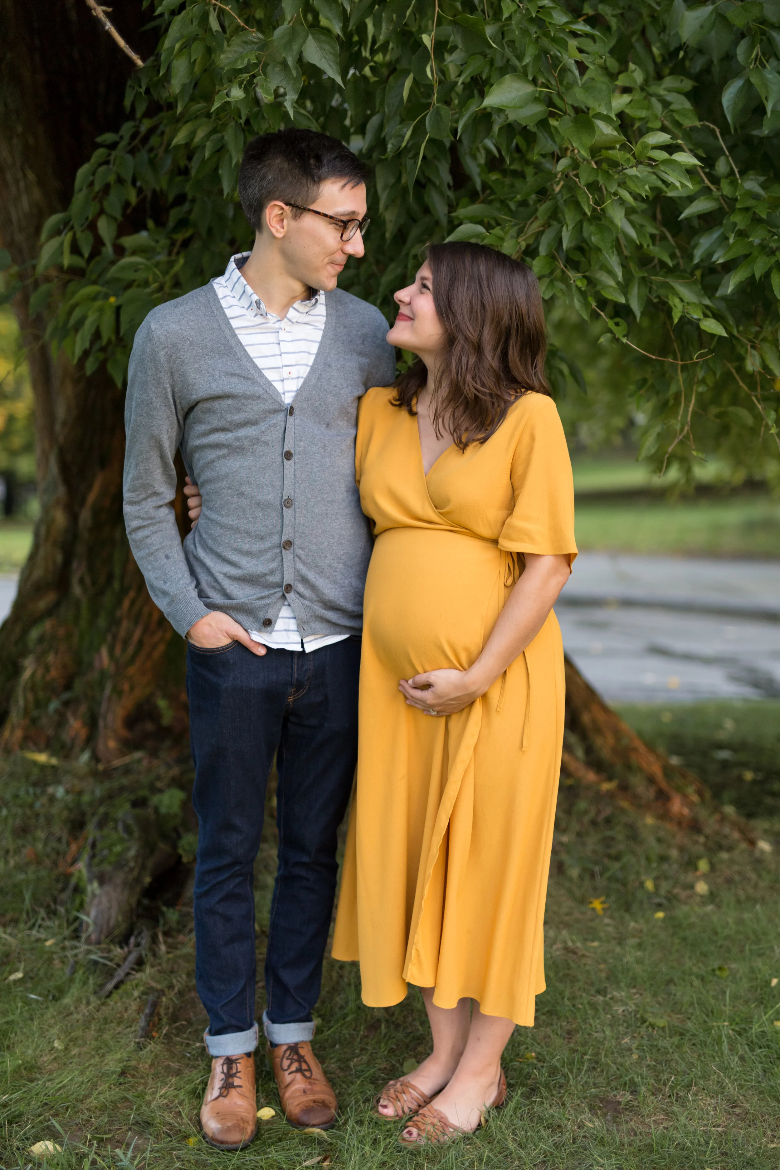 Dan + Stella + Baby Bump + Sunset {Pittsburgh Maternity Photography}