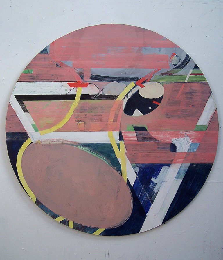 8 Beyond the Frontier 2008 Acrylic and pasted paper on board 120cm diameter.jpg