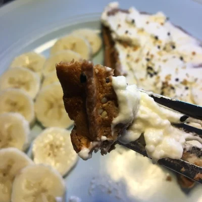 Everything Bagel Protein Waffles with Cream Cheese Frosting