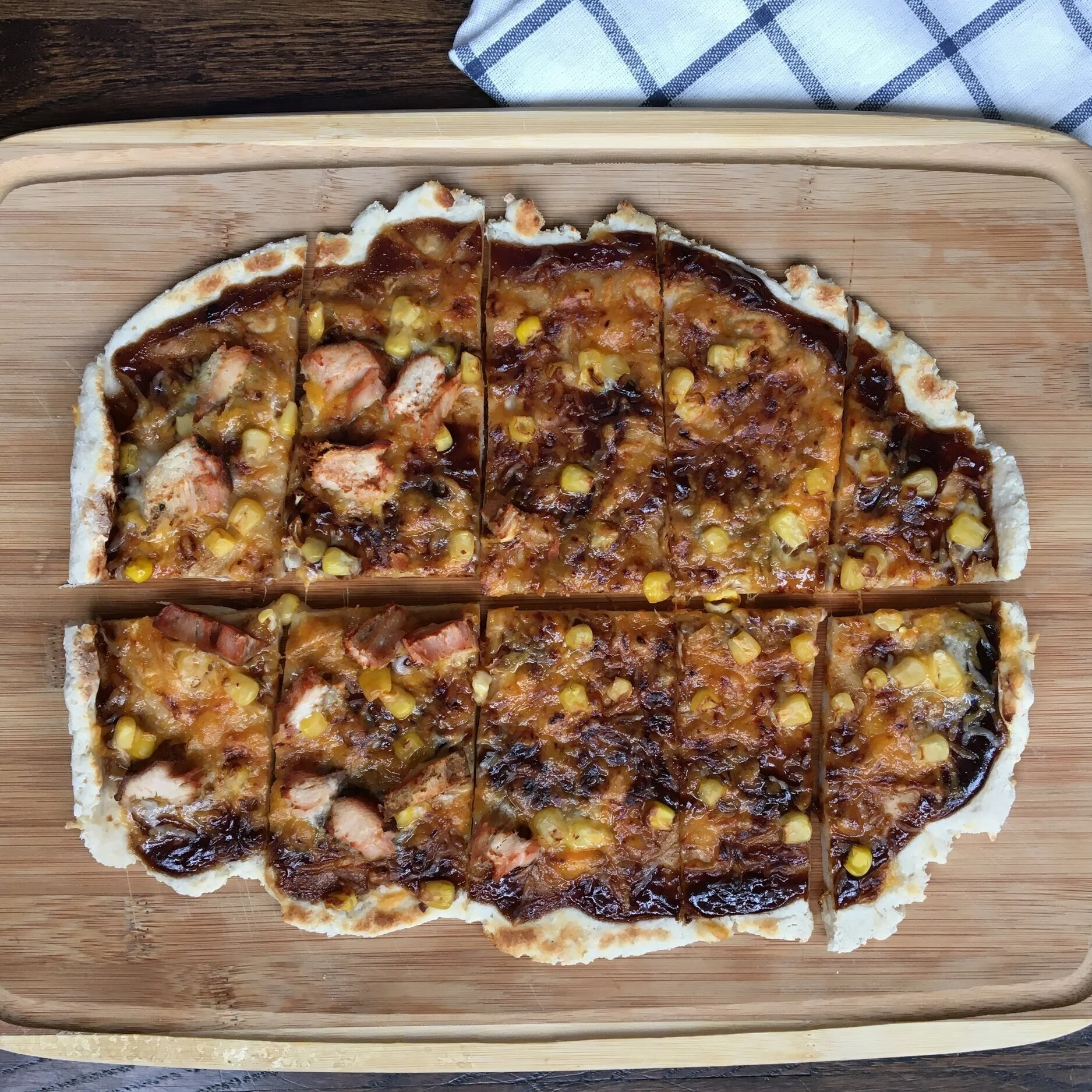 Air Fryer BBQ Pizza