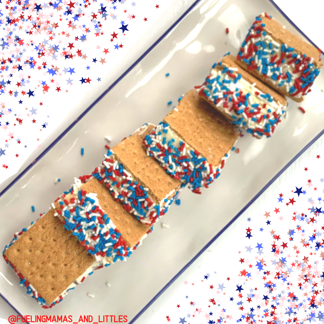 Patriotic Icebox Sandwiches