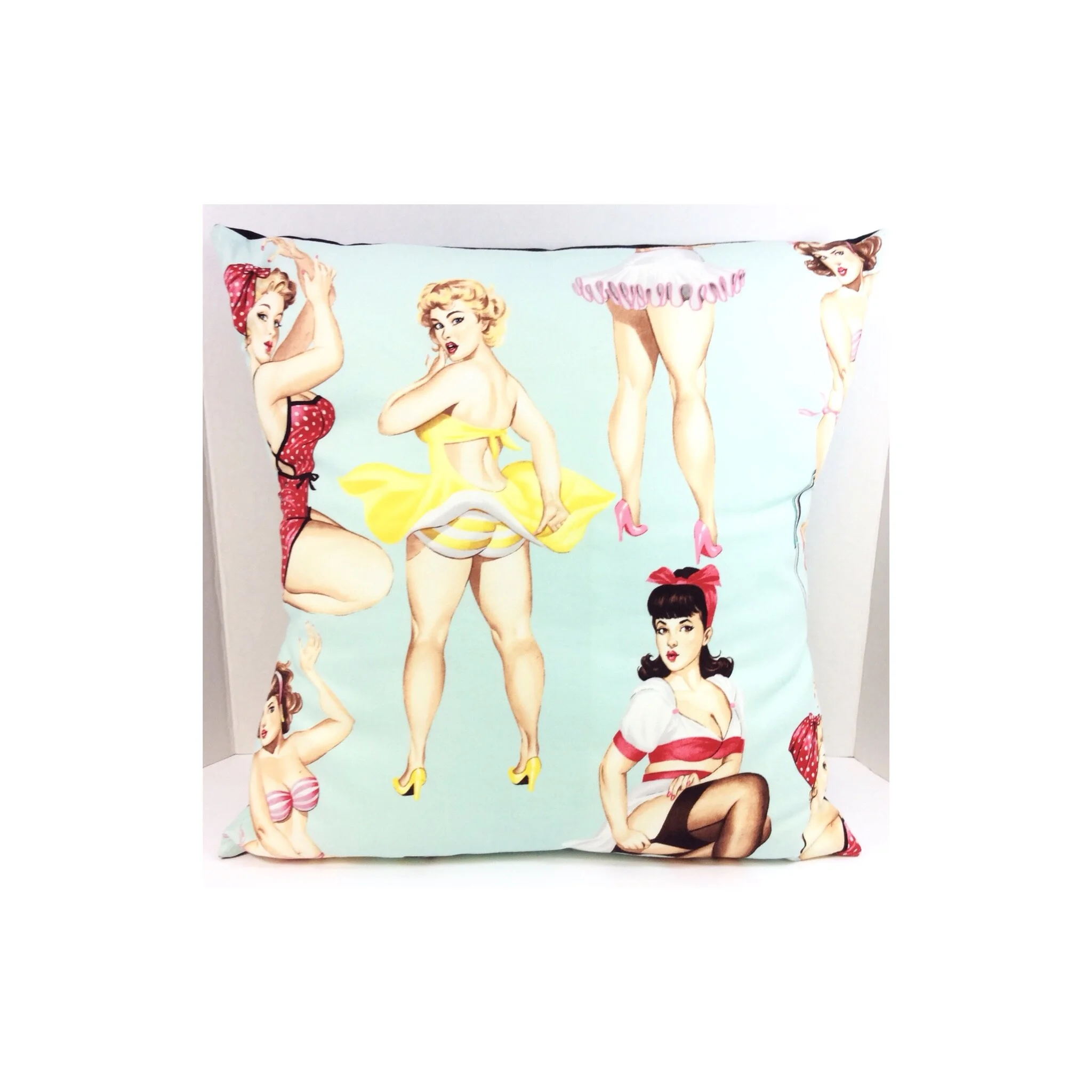 16 X 16 Pin Up Throw Pillow