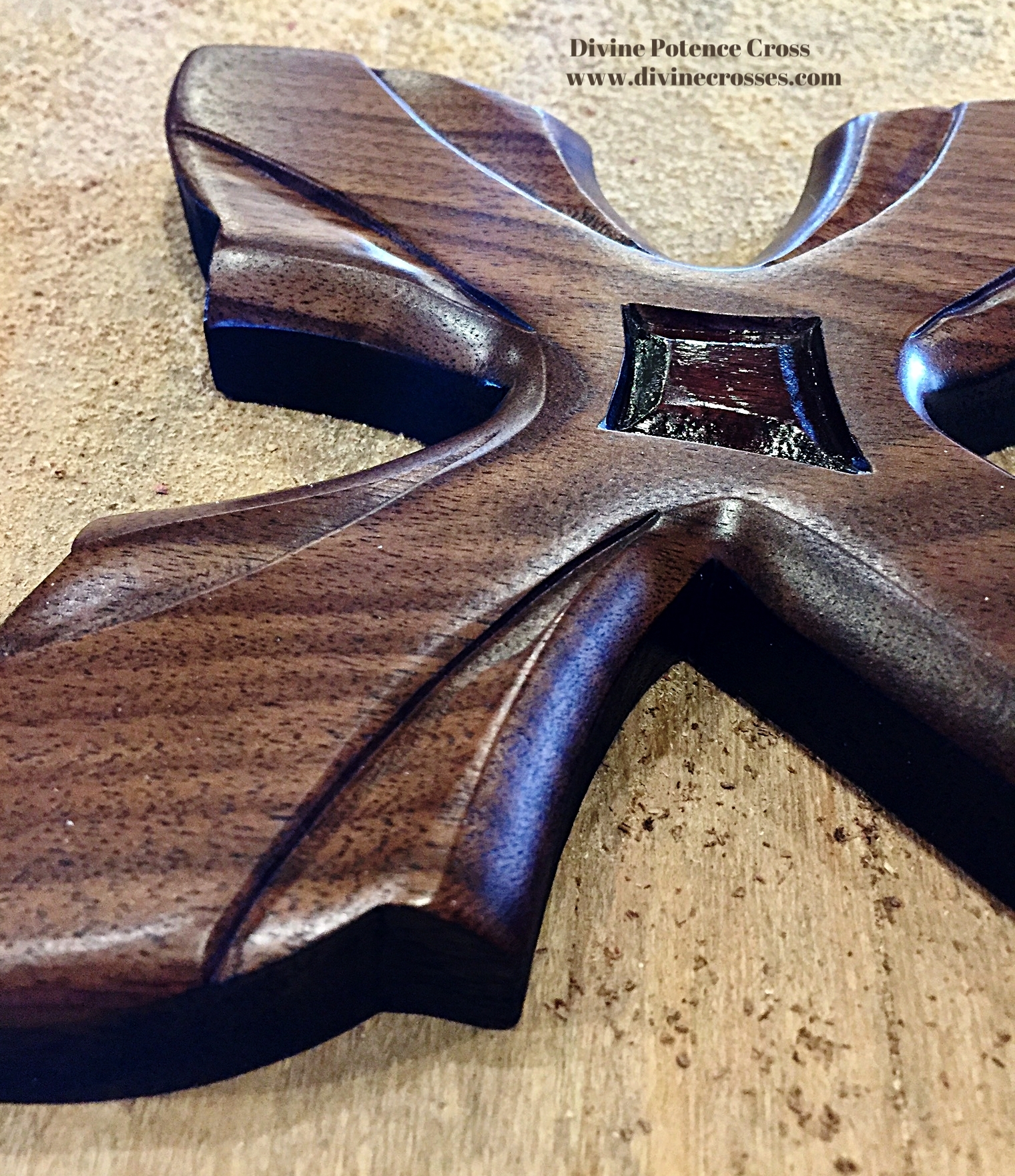 Divine Potence Cross up close