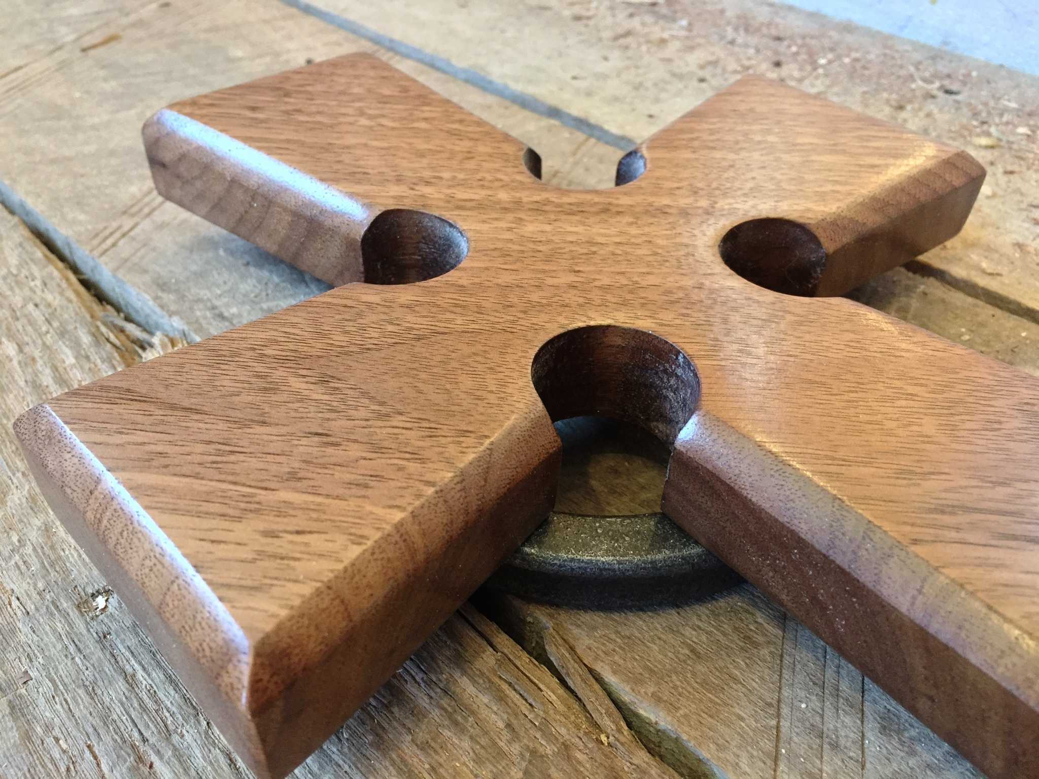Irish Cross in Walnut