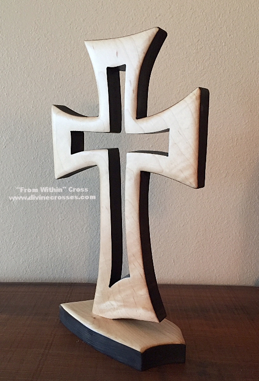 From Within Cross in Maple Standing