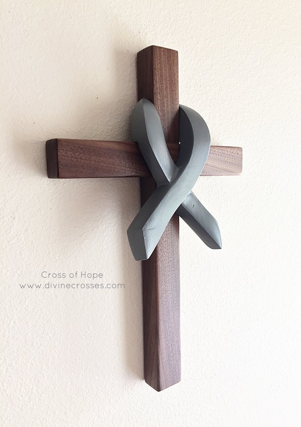 Brain Cancer Ribbon With Wings
