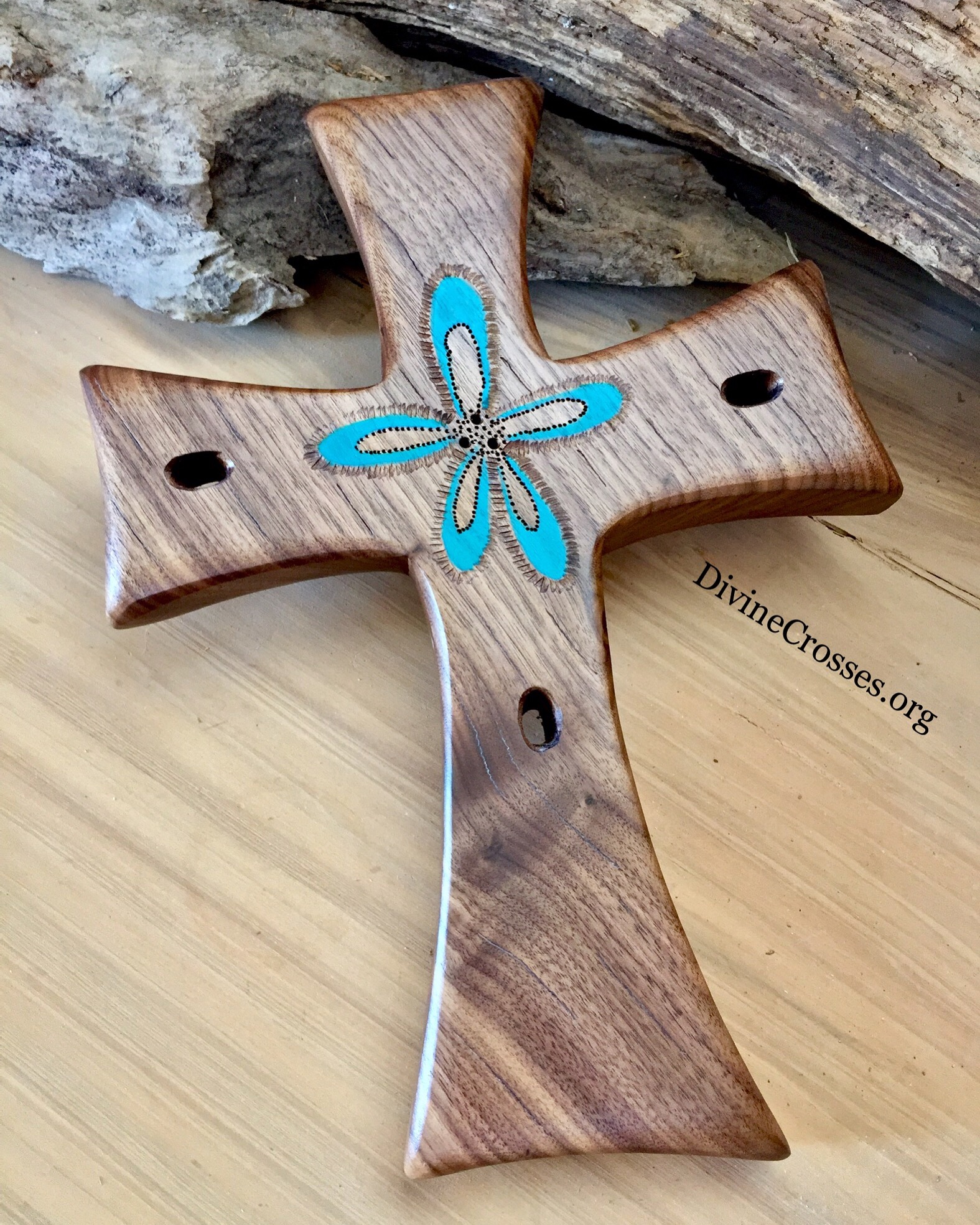 After the Storm Cross in Walnut