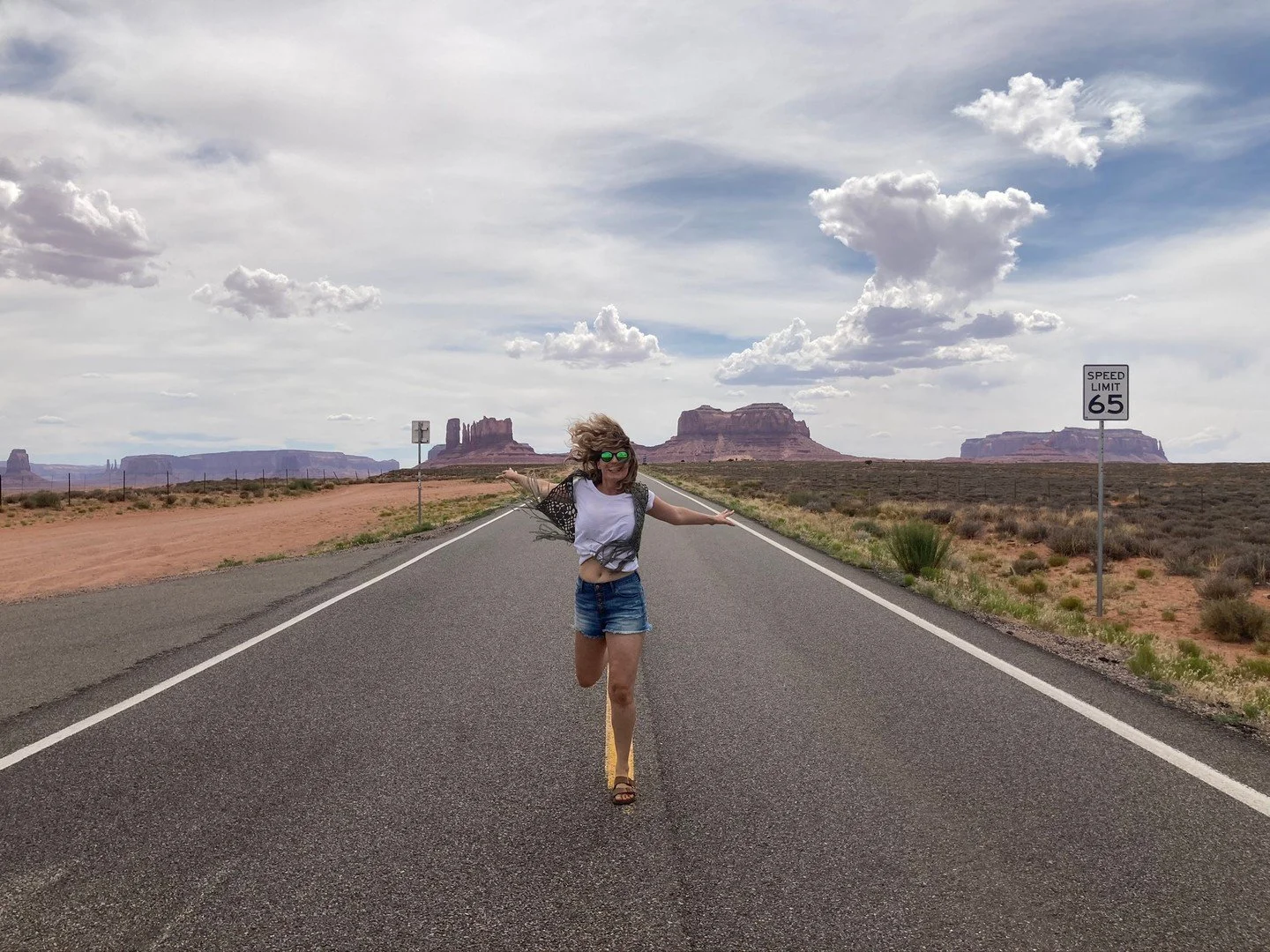 Less worry. 
Less you-vs-me. Less me-vs-me. 
Less FOMO. More YOLO. 
More running down the middle of an open desert road. More conversations around campfires. 
More long walks around the neighborhood after leaving the restaurant. 
More making memories