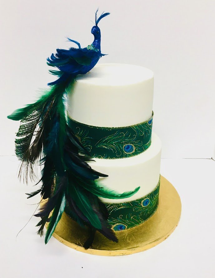 2 tier peacock cake.jpeg