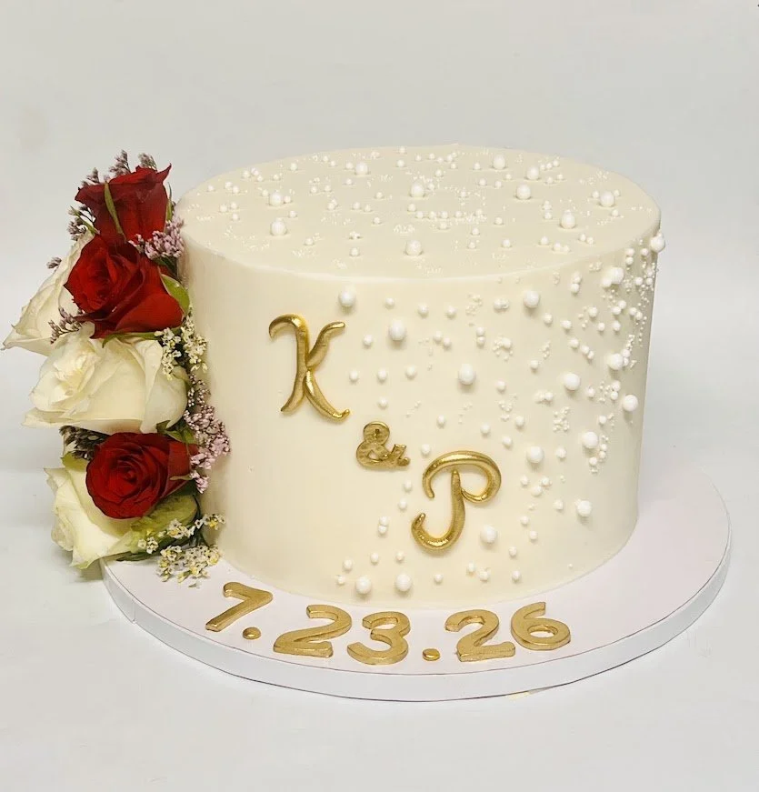 8 inch white with pearls and gold letters.jpg