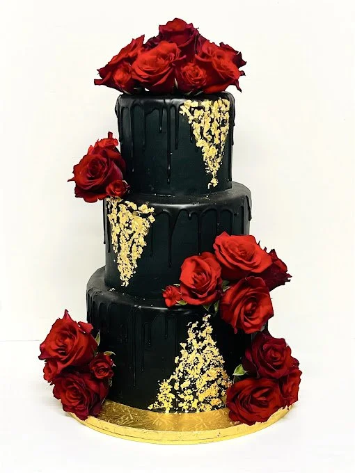 black fondant gold flakes.jpeg