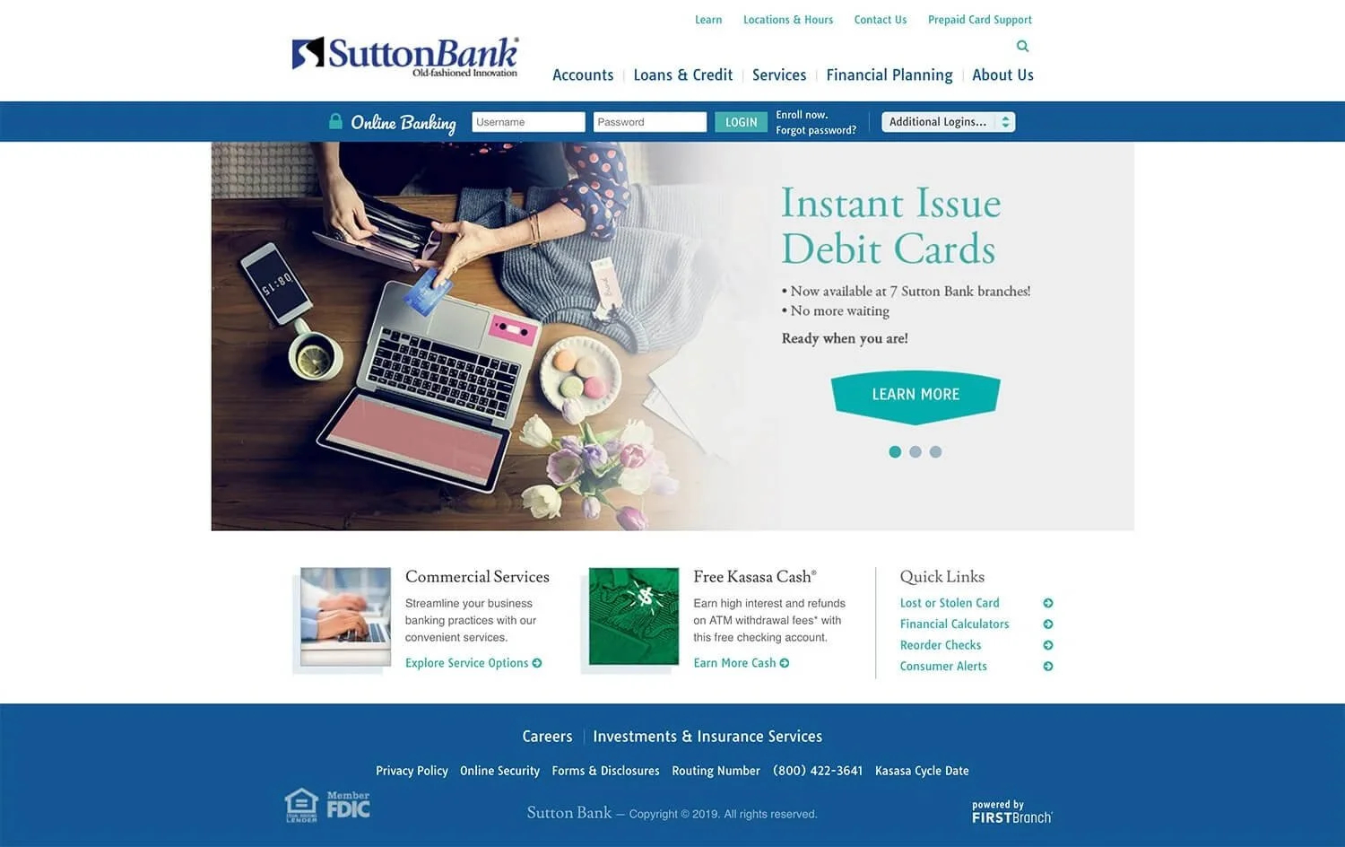 orginal sutton bank design