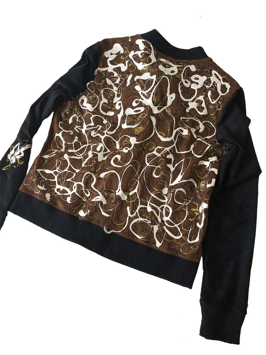 R&amp;DRY Brown Pattern Jacket