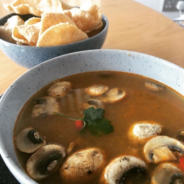 A miserable day like this calls for a takeaway brought right to your door. Order our delicious Tom Yum Goong soup to spice up your Friday... and don&rsquo;t forget those Thai crackers 🍜

#thaifood #food #foods #foodie #foody #foodstagram #foodporn #