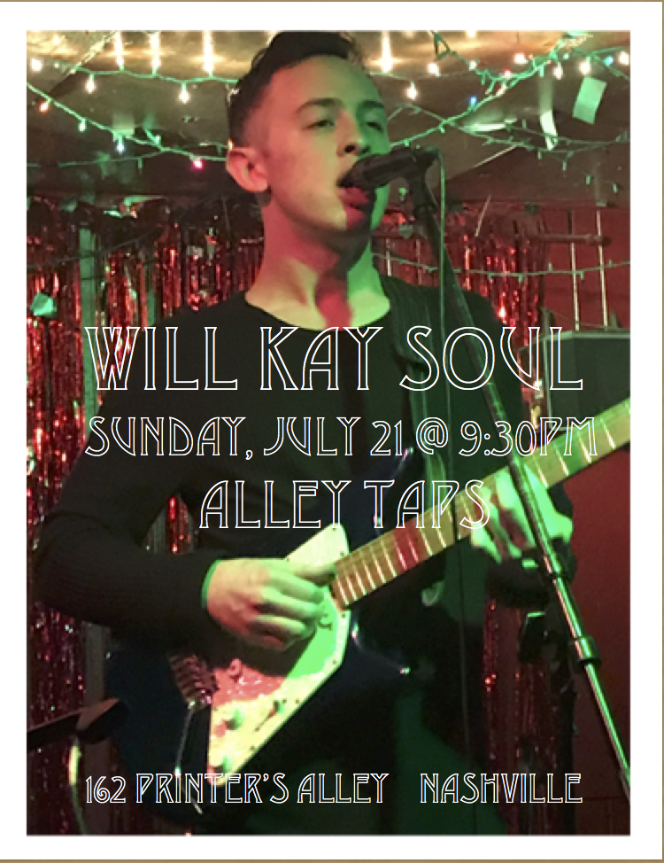NASH-UP at Alley Taps  7/21/19 @ 7:00pm