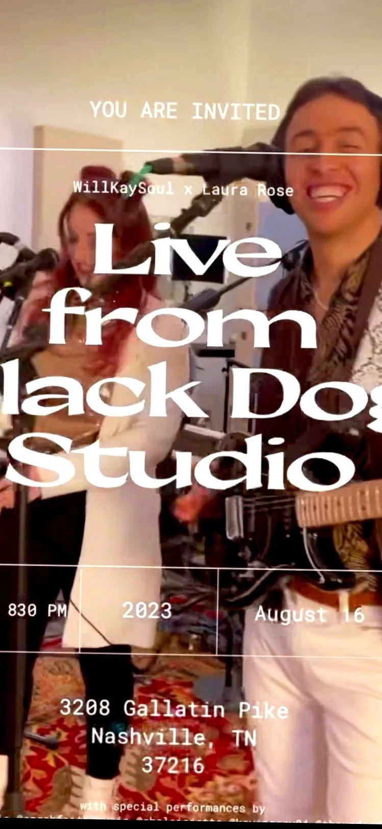 WILL KAY SOUL x LAURA MOKODEAN LIVE AT THE DOG STUDIO RELEASE