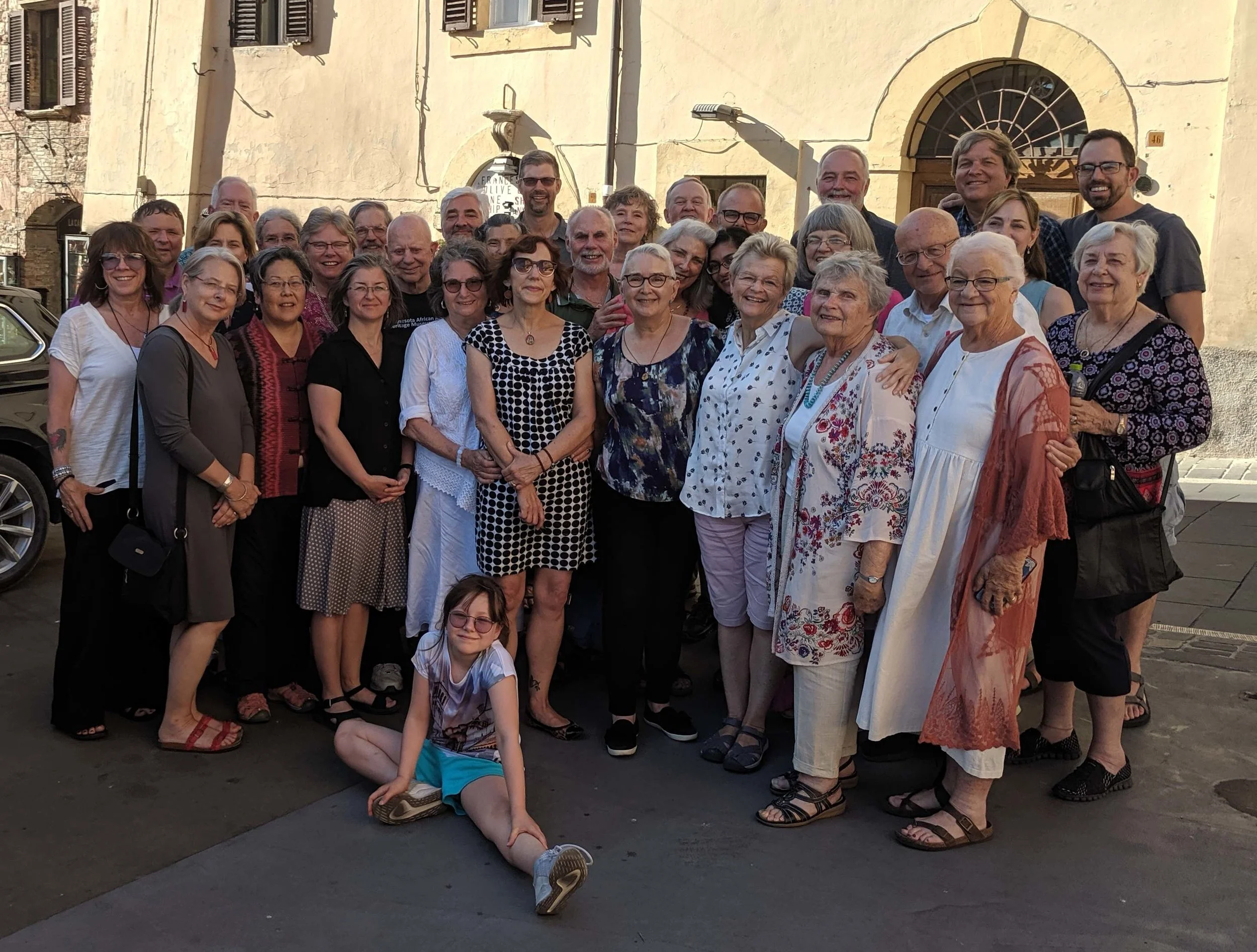 Peace and Nonviolence Pilgrimage Group - Assisi, Italy
