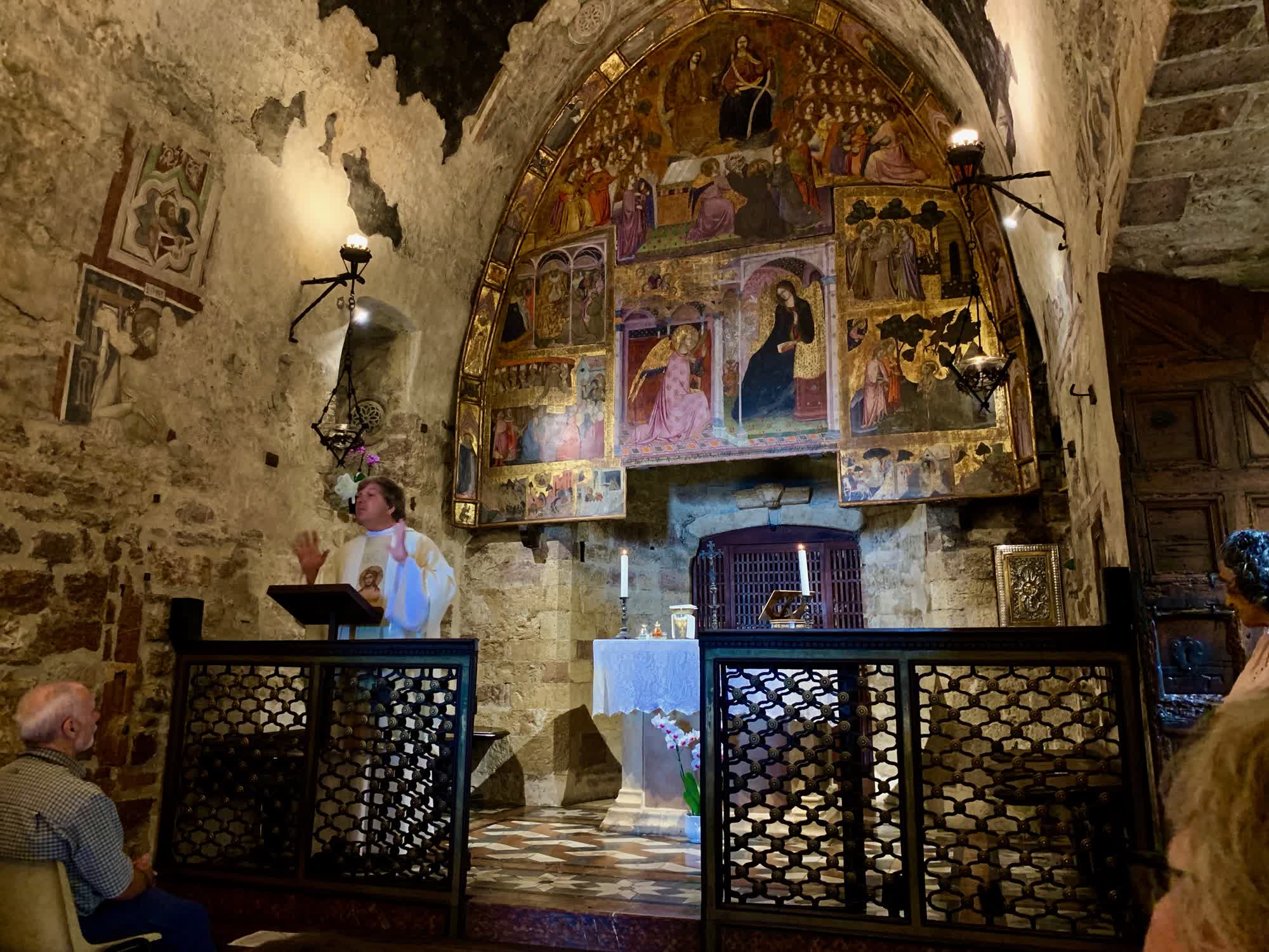 Mass inside the Porziuncola