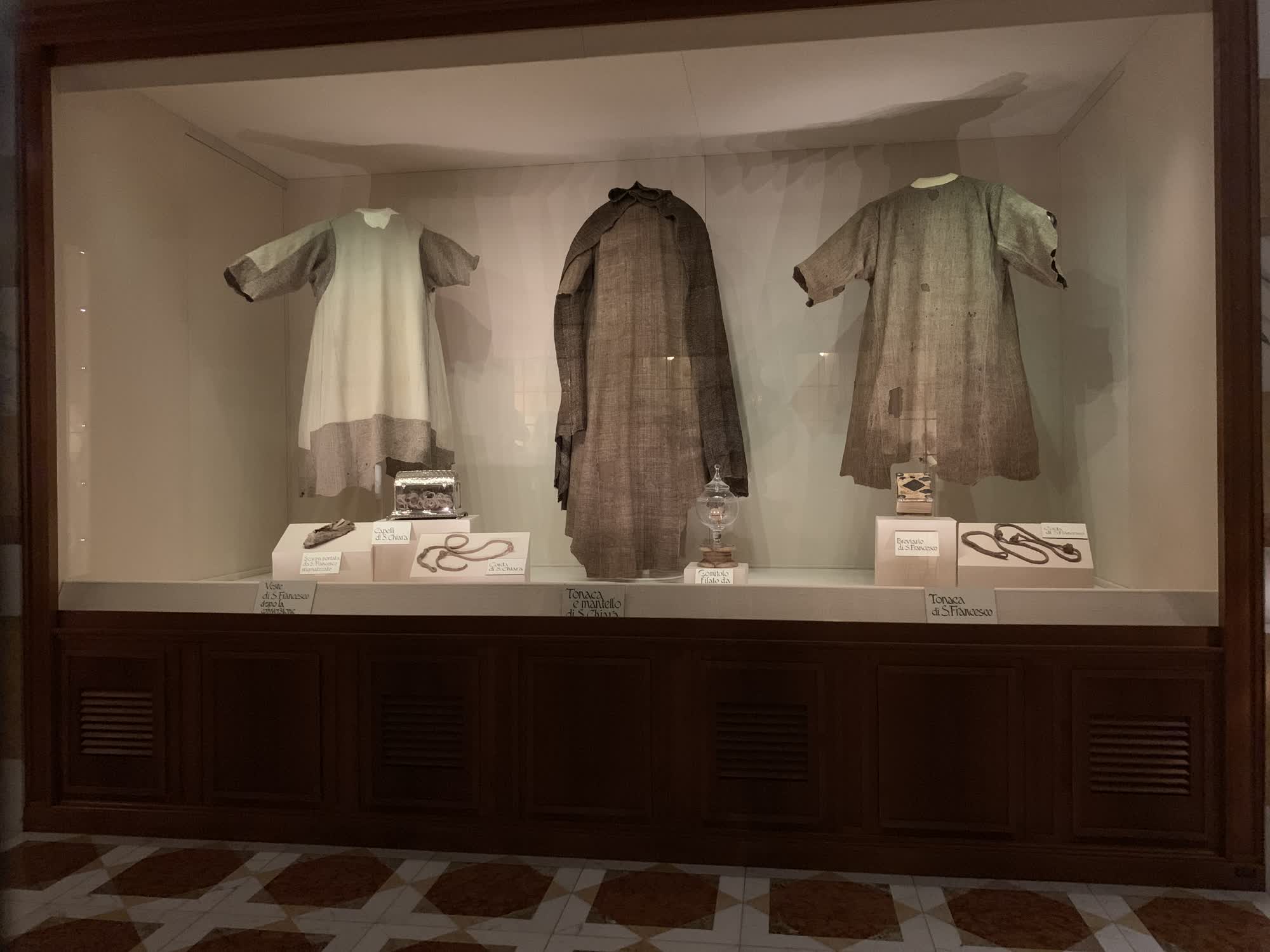 Clothes worn by St. Francis